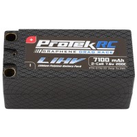 ProTek RC 2S 200C 2s4p Si-Graphene Drag Race Shorty LiPo Battery (7.6V/7100mAh) w/8mm Connectors